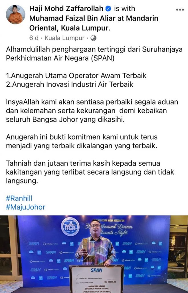 Ceo Ranhill Rasuah RM3.3 juta: Faizal Aliar CEO Ranhill SAJ ditahan SPRM – The ...